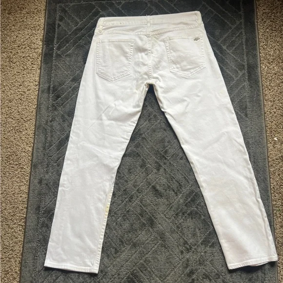 A/X Armani Exchange White Straight Leg Jeans - Picture 2 of 6
